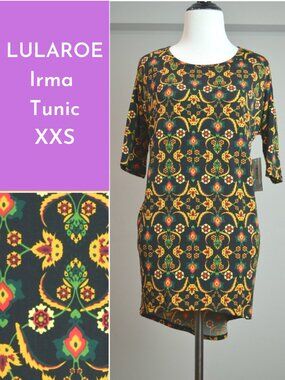 NWT XXS Retro Floral Irma